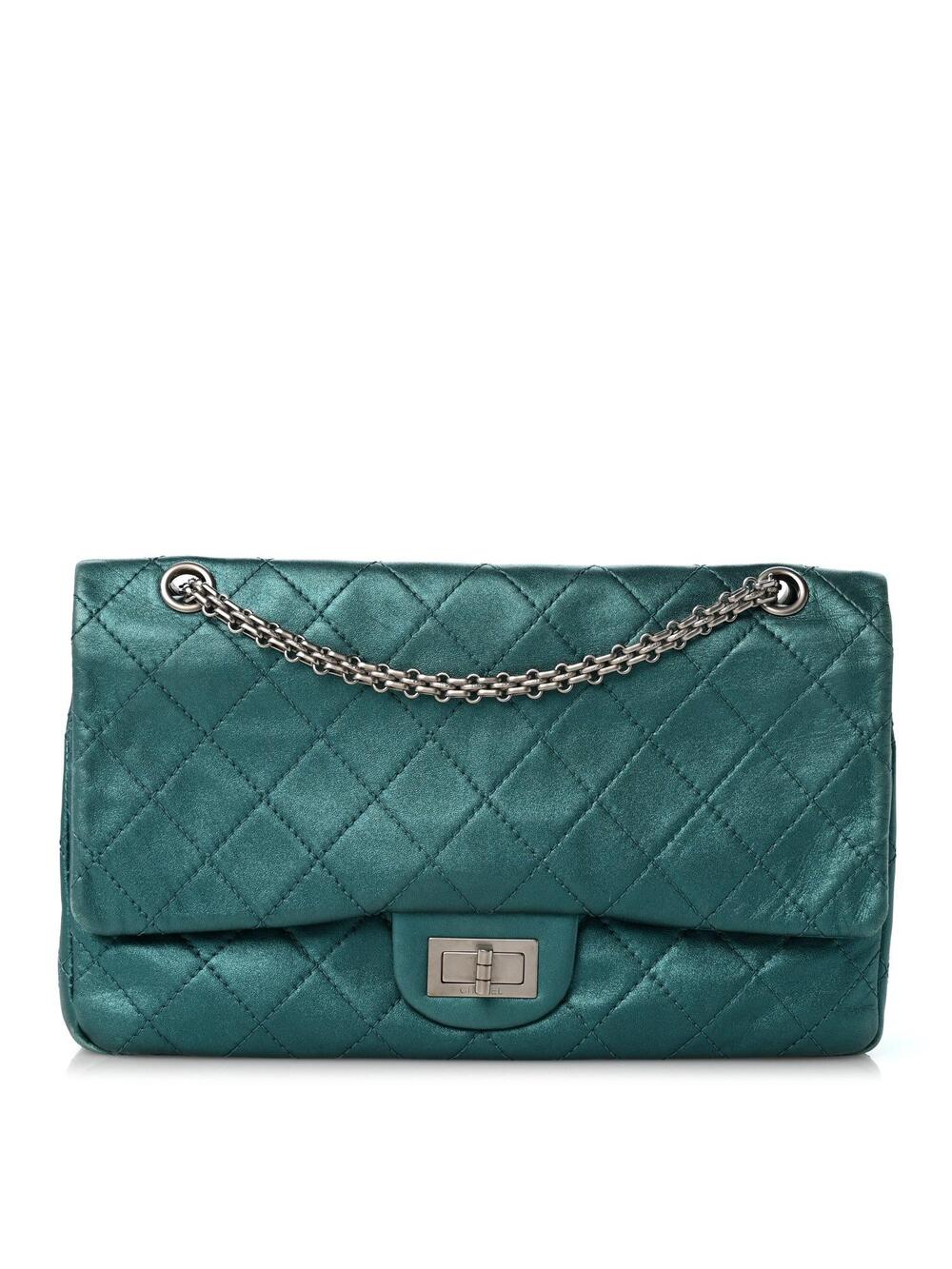 Chanel Metallic Calfskin Quilted 2.55 #369649C22B